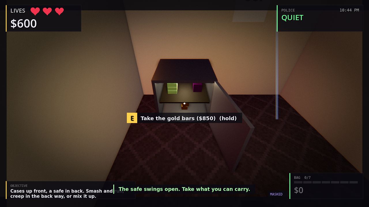 The back-room safe